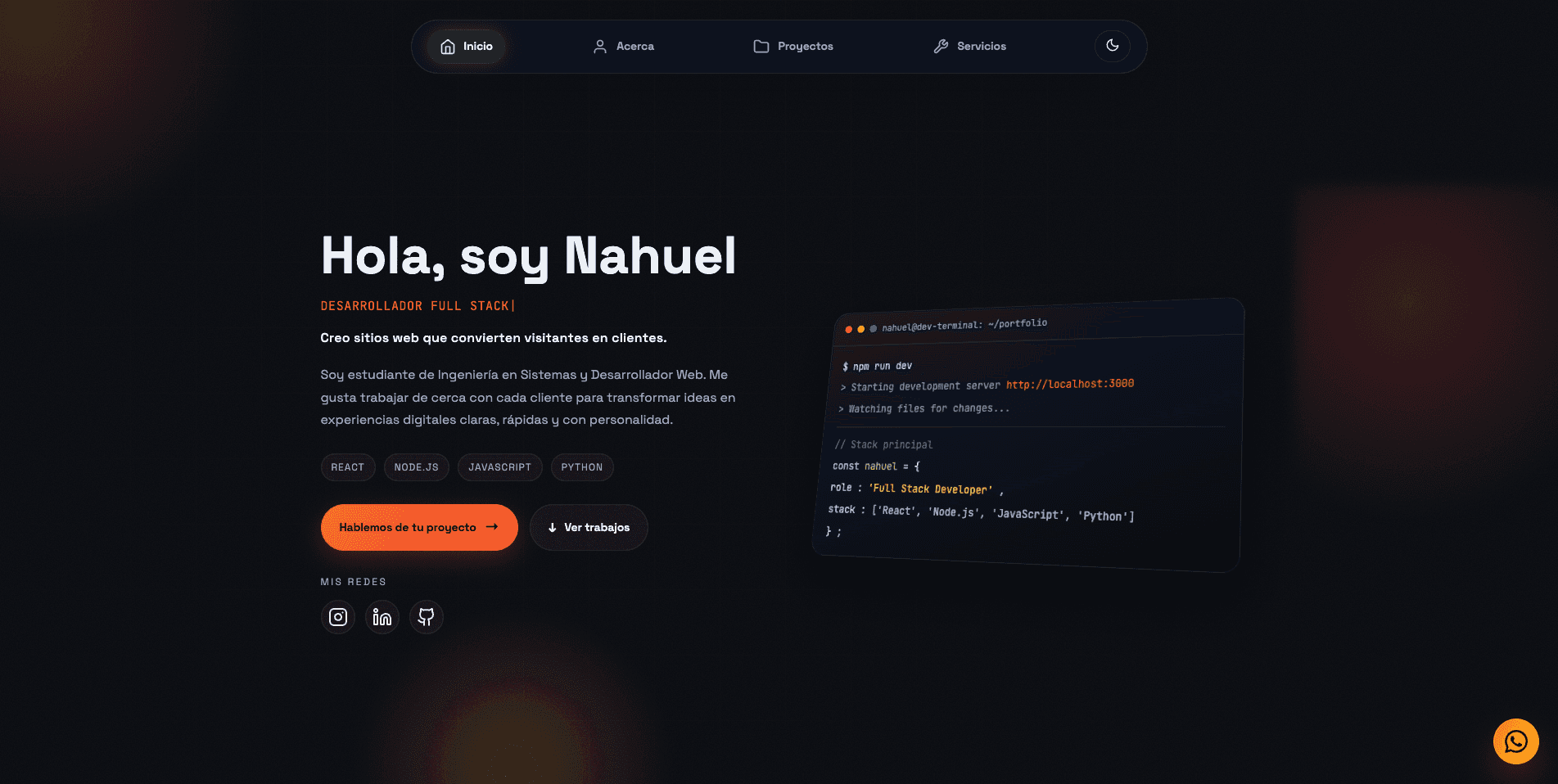 Portfolio Programador